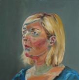 BARBARA LICHTenegger, Blond, 2014, Öl auf Leinwand, 50 x 50 cm